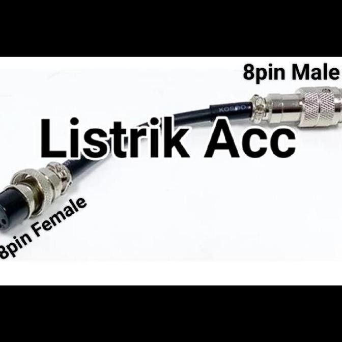 Sambungan Mic Rig Kenwood 8Pin / Kabel Convert Mic 8 Pin Kenwood New Stok
