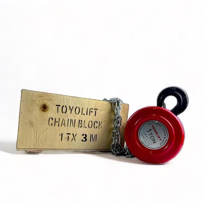 . Toyo lift chain block 1ton 3meter katrol kerekan takel garansi resmichainblock