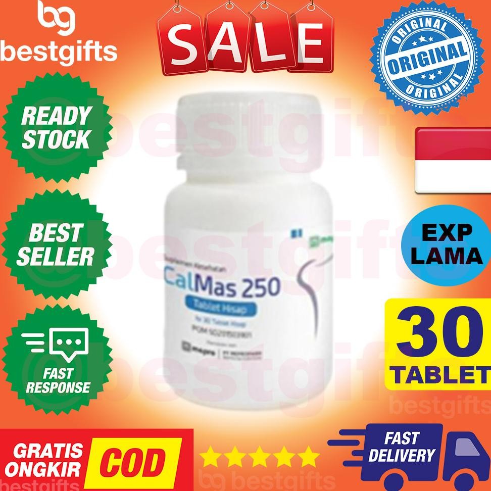 Ready Calmas Cal Mas Suplemen Kesehatan Kalsium Peninggi Badan 30 Tablet Hisap