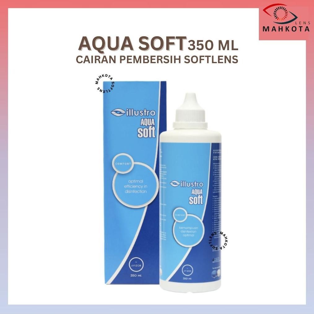 Ready Cairan Softlens Aqua Soft Comfort 350Ml / Air Softlens / Cairan Pembersih 350Ml / Pencuci Soft
