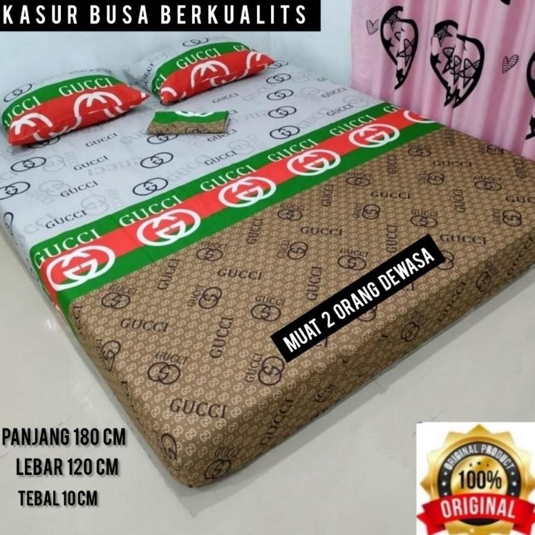 KASUR BUSA BERKUALITAS, AWET TIDAK MUDAH KEMPES  180x120x10 cm, ukuran 2 orang dewasa