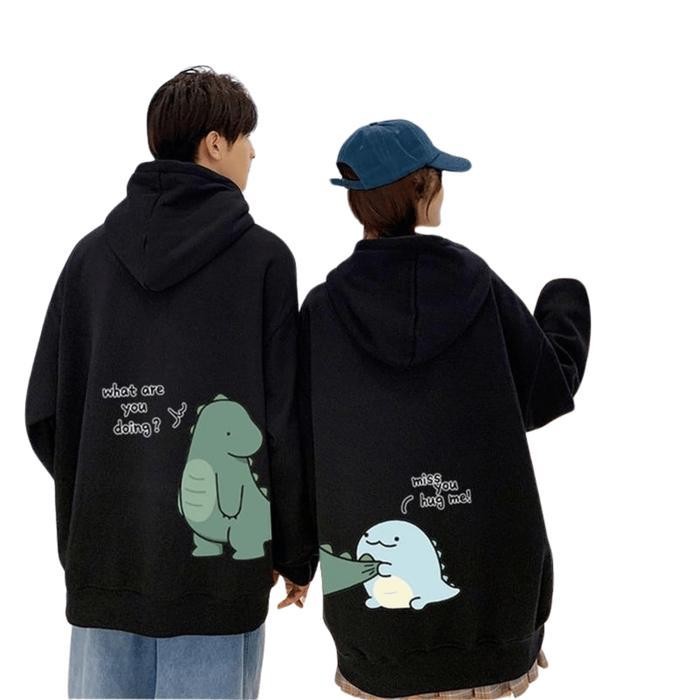 Promo Cod Hoodie Couple Pasangan Pria Wanita Crop Hoodie Jamper Jemper Hoedie Hodiie Hodei Couple Co