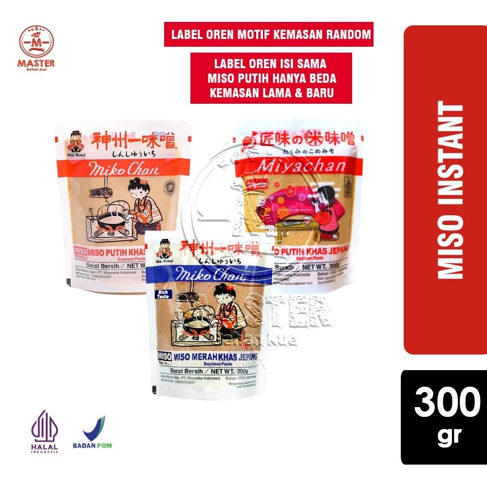 

Mikochan Miyachan Pasta Miso Putih / Merah Miso Soup / Soybean Paste [300 gr] nUg