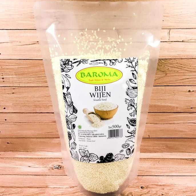 

Terlaris Wijen / Sesame Seed 500Gr - Baroma Bumbu Rempah