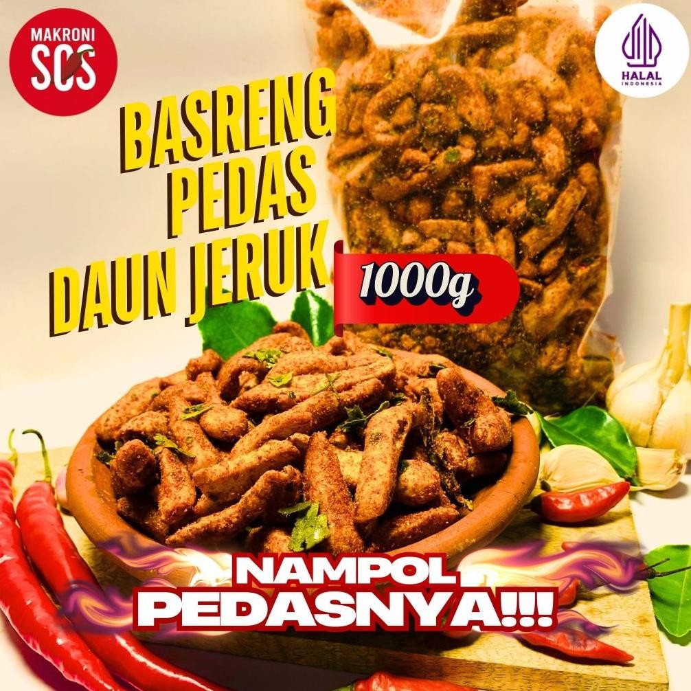 

Basreng Bandung Pedas Daun Jeruk 1Kg Termurah Mantap AST nUg