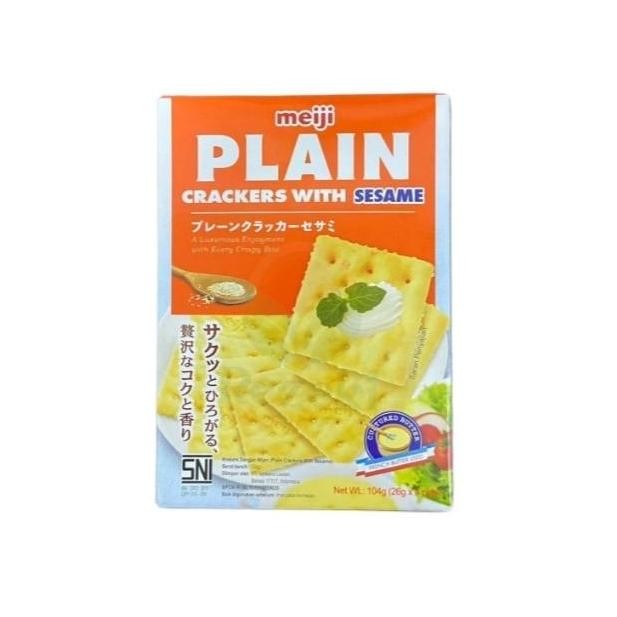 

Terlaris Meiji Plain Crackers Sesame 104Gr Biscuit Biskuit Rasa Wijen