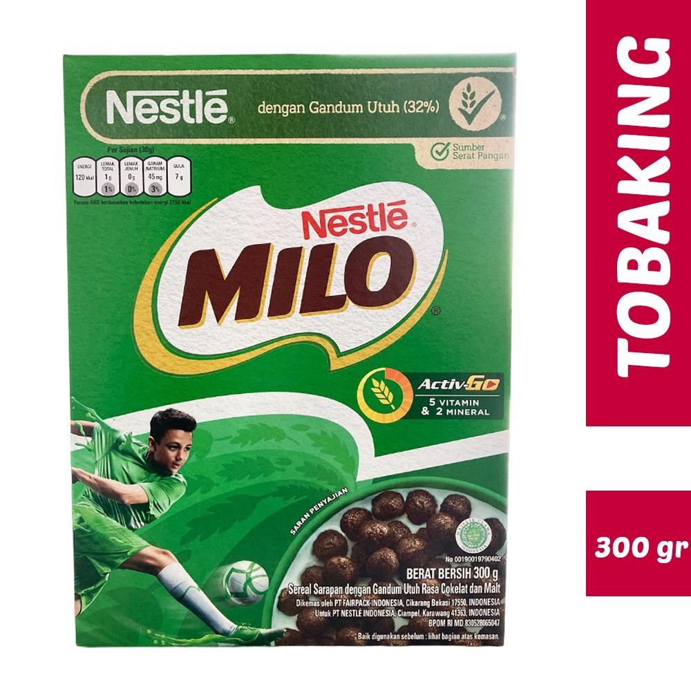 

Milo Sereal Ball Nestle 300 gr Cereal Gandum Cokelat Dan Malt AST nUg