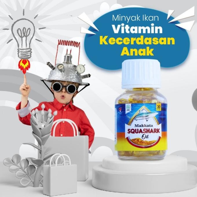 

Terlaris Minyak Ikan Hiu Squashark Vitamin Kecerdasan Otak Dan Tumbuh Kembang