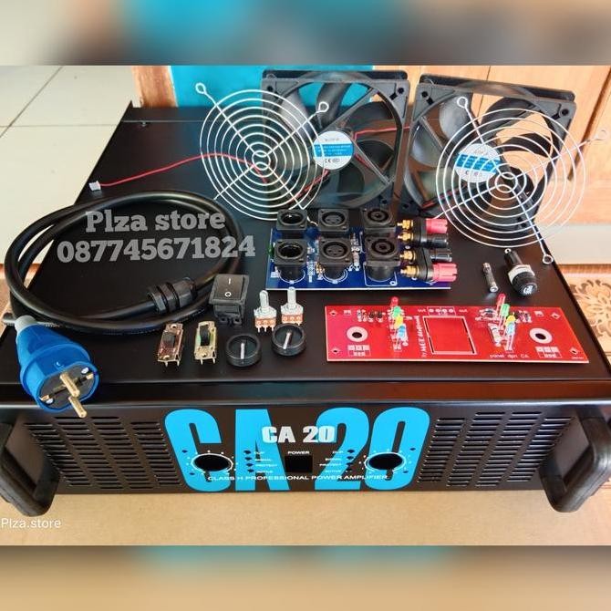 Box Power Amplifier Tipe Ca20 Lengkap Aksesoris Bok Power Ca20 3U New Stok
