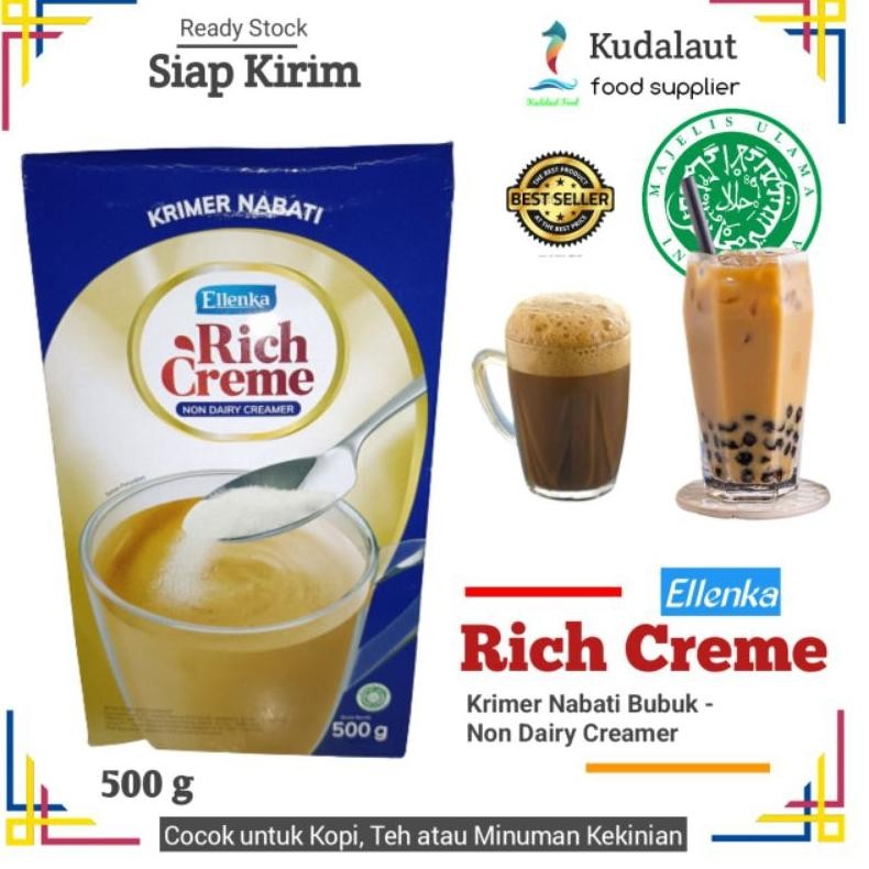

Ellenka Rich Creme /Non Diary Creamer; Krimer Nabati Bubuk; Box 500g nUg