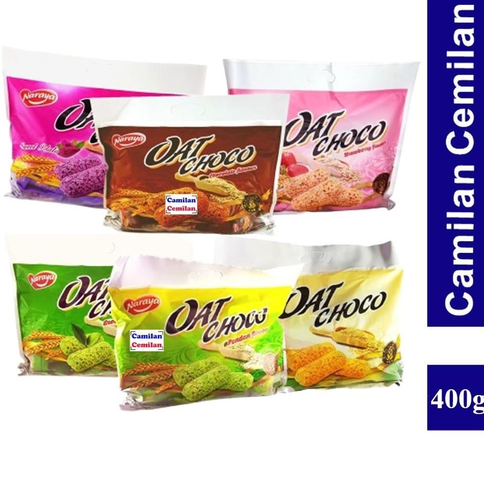 

Naraya Oat Choco Snack Oat Sereal Isi 40 Pcs X 10 Gr AST nUg