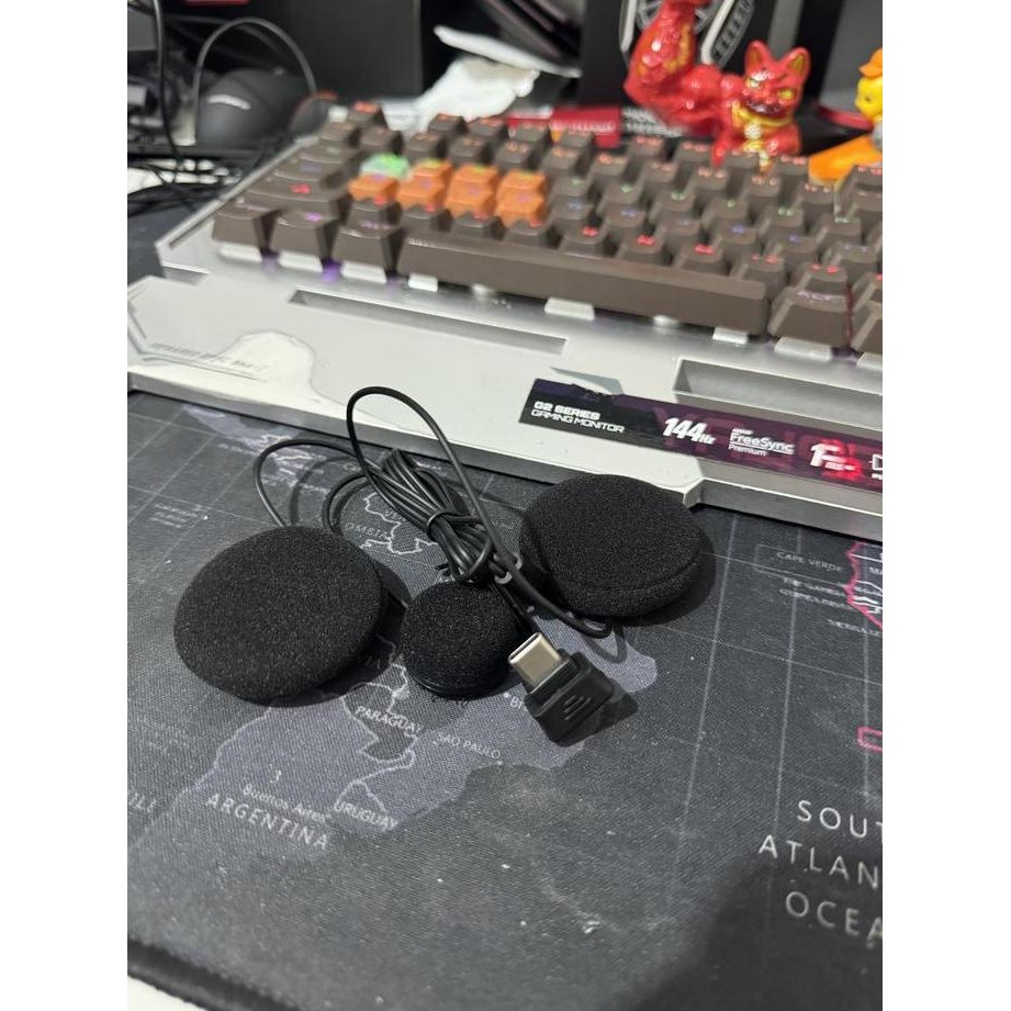 Headset Dan Hard Mic Soft Mic Untuk Intercom Ataupun Headset Bluetooth Hard Soft Mic Intercom Headse