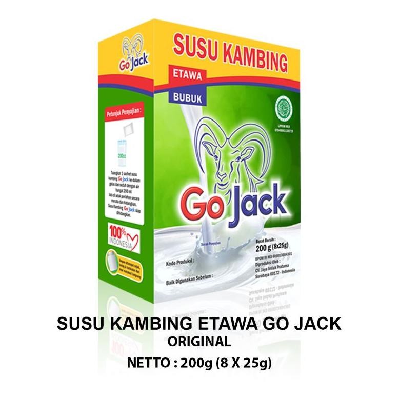 

Susu Kambing Etawa Go Jack [200gr] Original & Coklat nUg