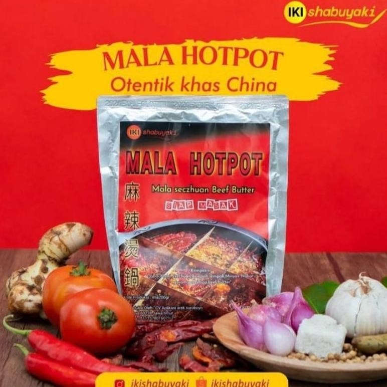 

Mala butter hotpot HALAL 200gr | mala butter hotpot | malatang hotpot | mala xiang guo stir fry | mala tumis | mala sezchuan | mala huajiao | red pepper | mala beef butter nUg