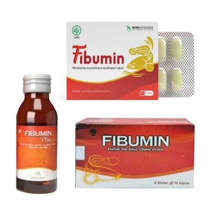 

Terlaris Fibumin - Fibumin Forte - Fibumin Plus Sirup - Fibumin Sirup - Vitamin Albumin Ikan Gabus