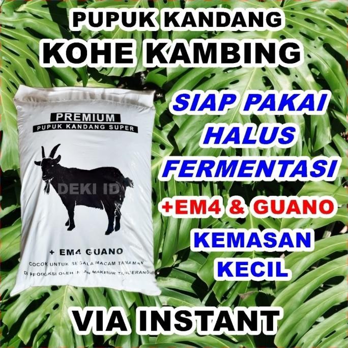 

Terlaris Pupuk Kandang Organik Kohe Kambing Kecil Via Instant Halus Fermentasi