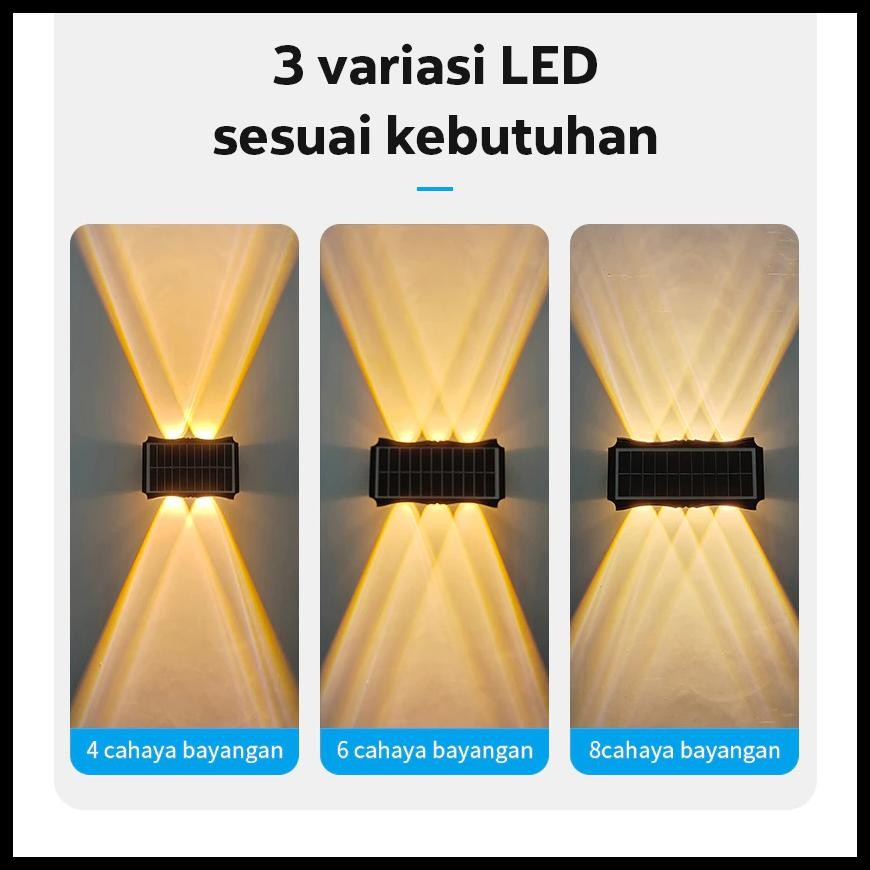 TOSCALAMPU TENAGA SURYA LAMPU HEMAT ENERGI LAMPU ANTI AIR LAMPU DINDING TENAGA SURYA LAMPU TAMAN