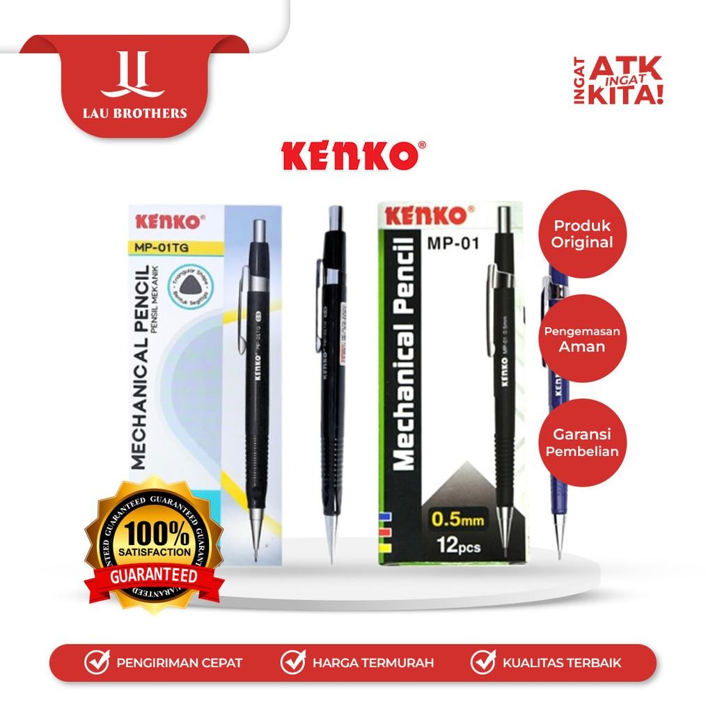 

RB KENKO PENSIL MEKANIK/ MECHANICAL PENCIL MP-01/MP-01TG (1LSN/ 12PCS)