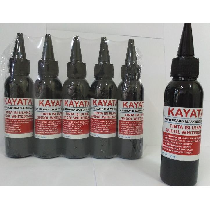 

RB Tinta spidol whiteboard refill Kayata murah dan berkualitas 100 ML Tinta isi ulang spidol
