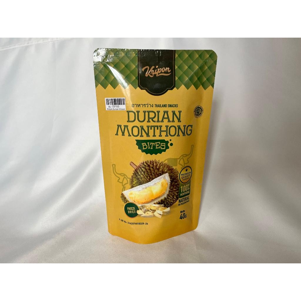

NEW PRODUCT KRIPIK DURIAN MONTHONG MEREK KRIPON NATURES TOUCH.