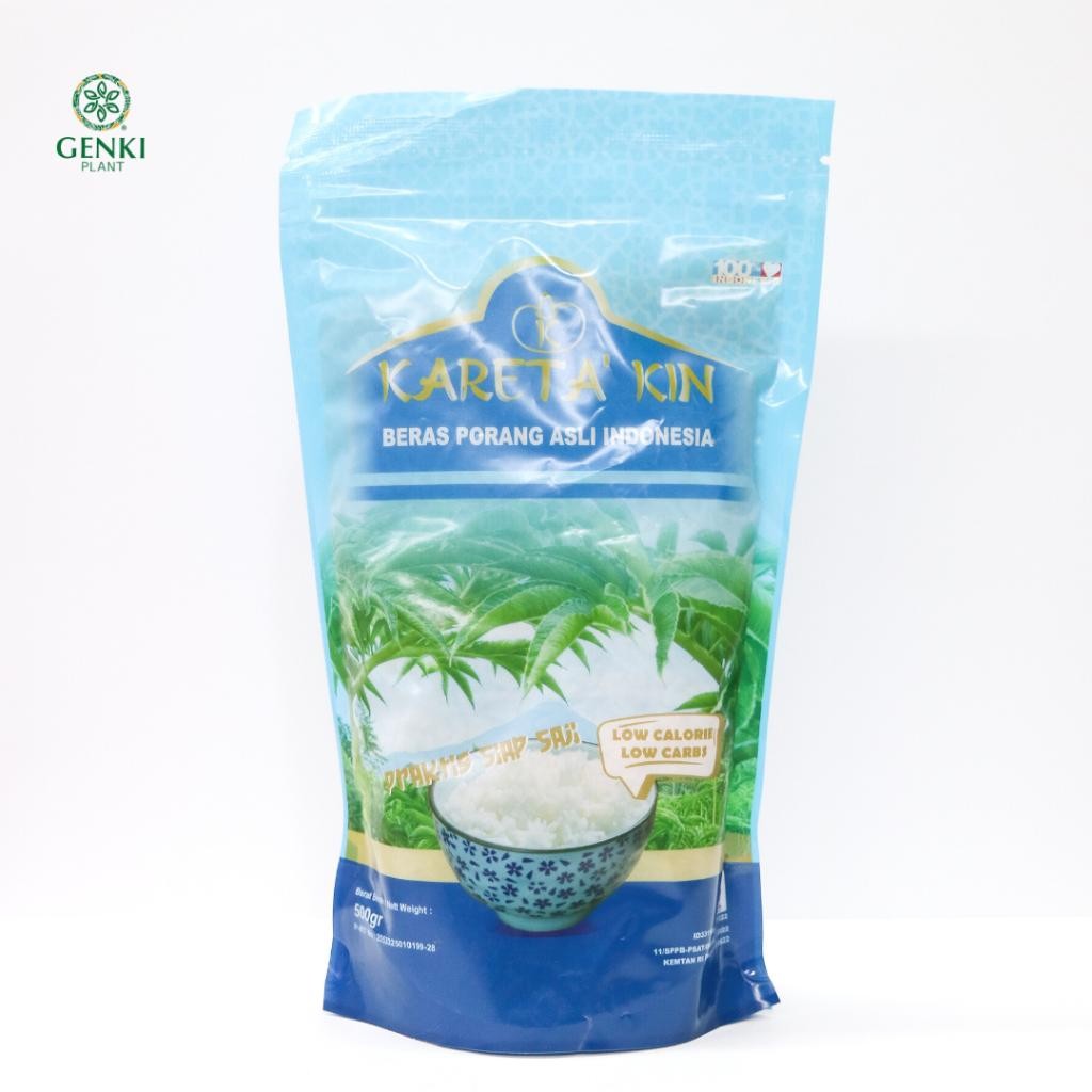 

NEW PRODUCT KARETA KIN BERAS PORANG / KONJAC RICE / SHIRATAKI RICE - 500 G NATURES TOUCH.