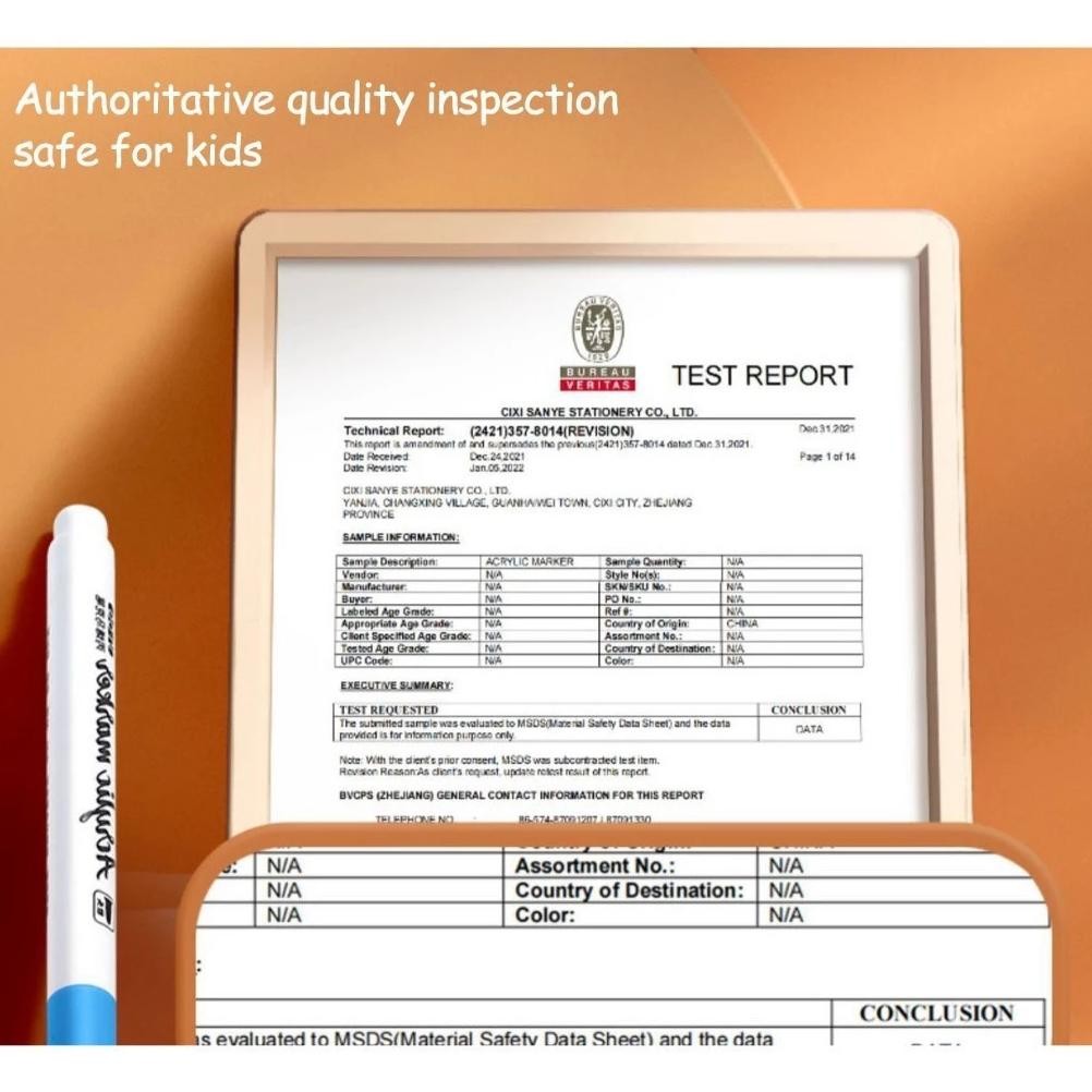 

RB Set Spidol Akrilik 12/24/36/48/60/80 Colors Akrilik Marker Set Hightune Acrylic Marker