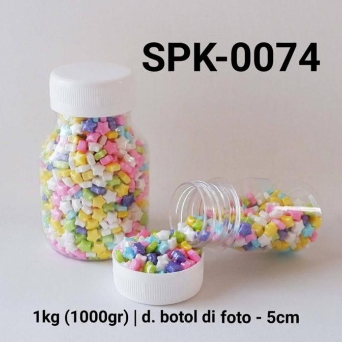 

Produk Terbaik] SPK-0074 Sprinkles sprinkle sprinkel 1kg 1 kg kilo bintang rainbow
