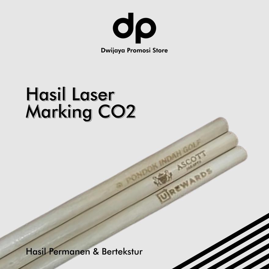 

RB Pensil Hotel Kayu Bulat Polos Custom Logo isi 100 pcs