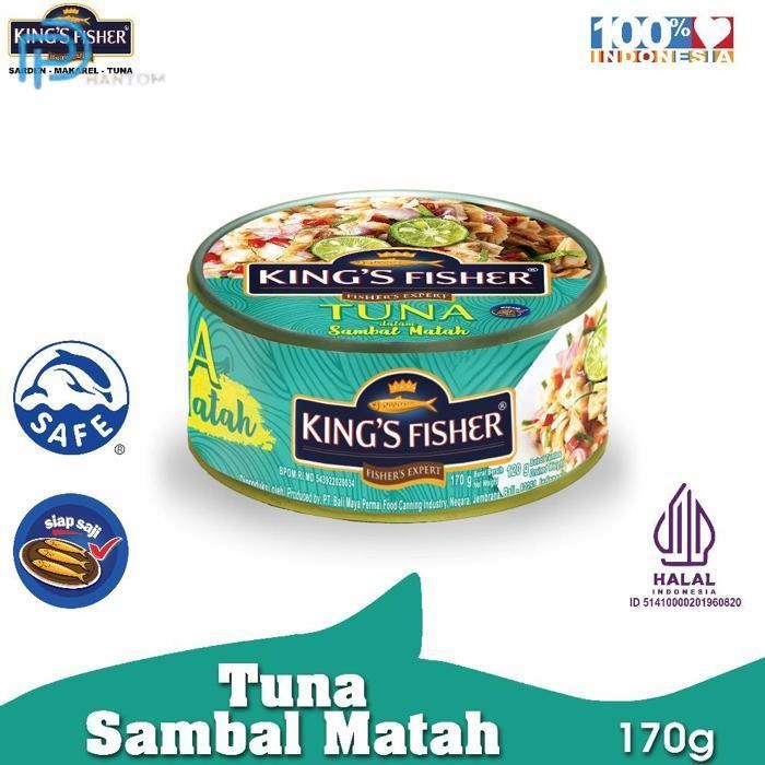 

BARU KTMSTORE KING'S FISHER TUNA SAMBAL MATAH DAGING TUNA MAKANAN KALENG 170 G