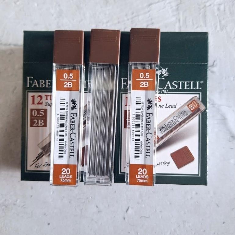 

RB (12 Tube) Refill Pensil Click Faber Castel 2B 0,5