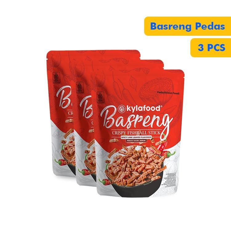 

NEW PRODUCT KYLAFOOD PAKET ISI 3 BASRENG PEDAS (80GR) NATURES TOUCH.
