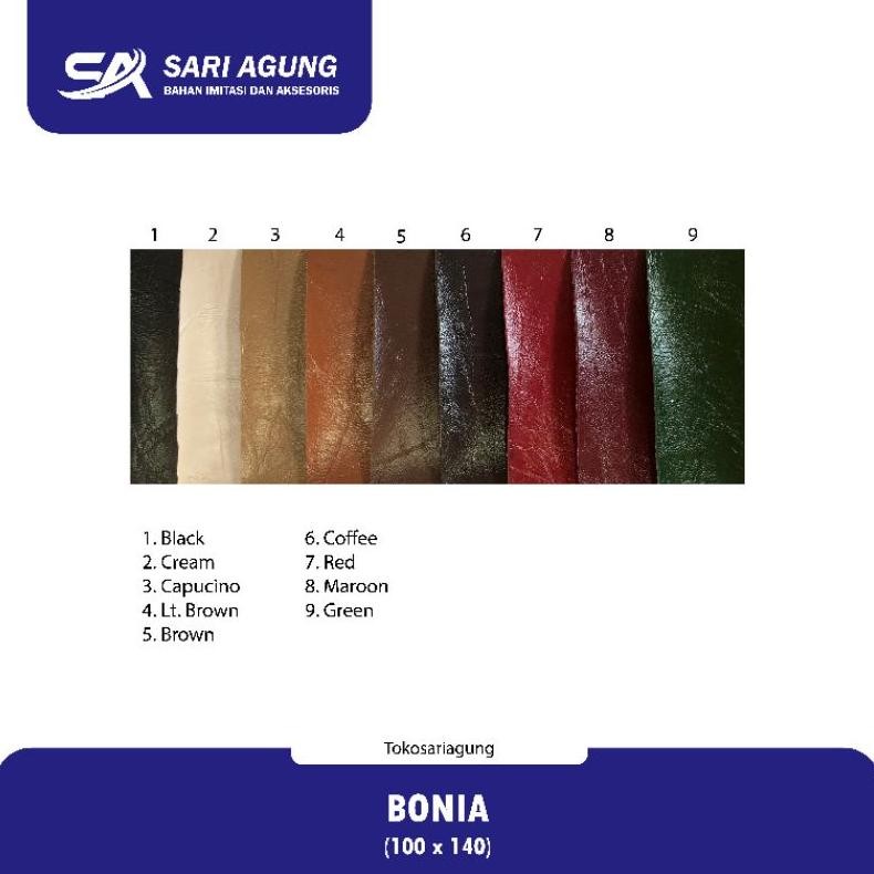 SY BONIA (METER) BAHAN KULIT SINTETIS UNTUK TAS DOMPET SANDAL