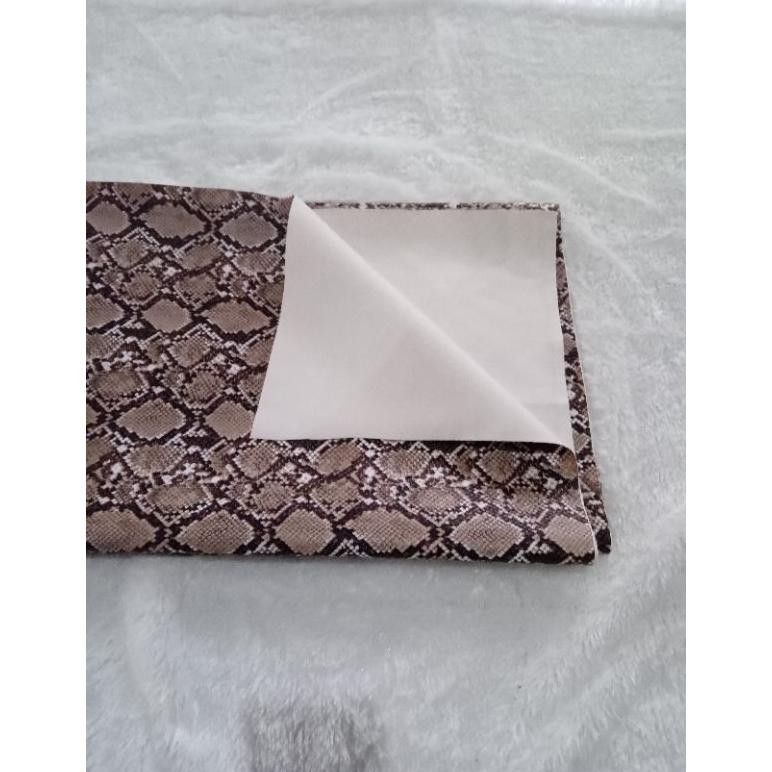 SY Kulit Sintetis Motif Ular/Kulit Sintetis Motif Reptil/Kulit Sintetis Motif Sisik Naga/Kulit Sinte