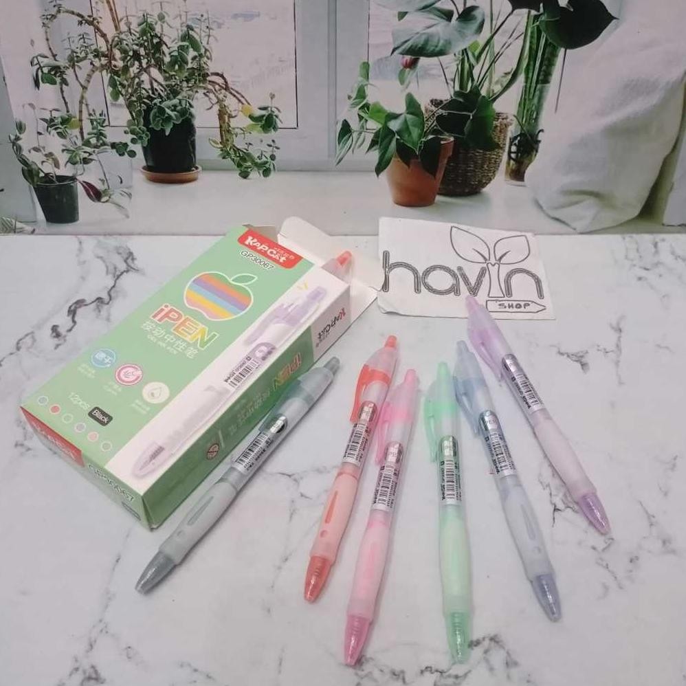 

''Terlaris" (12 Pc ) Pen Gel Cetek Klik 0.Mm Pena 30067 Murah
