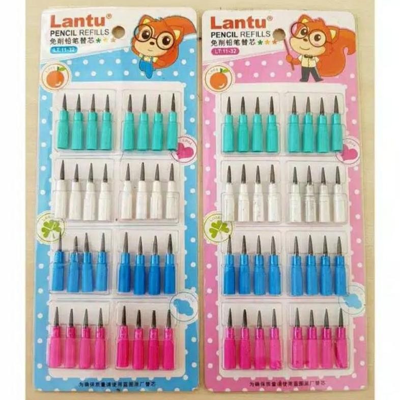 

''Terlaris" (1 Card = 32Pc Kecil) Isi Pensil Lantu/Isi Pensil Susun/Refill Lantu/Isi Ulang Pensil Bongkar Pasang Murah