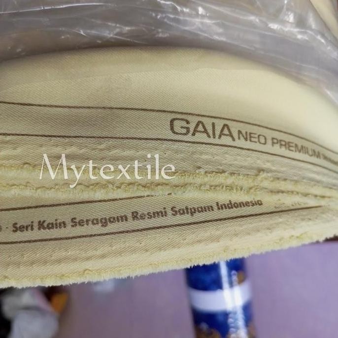 kain gaia neo Krem seragam satpam terbaru