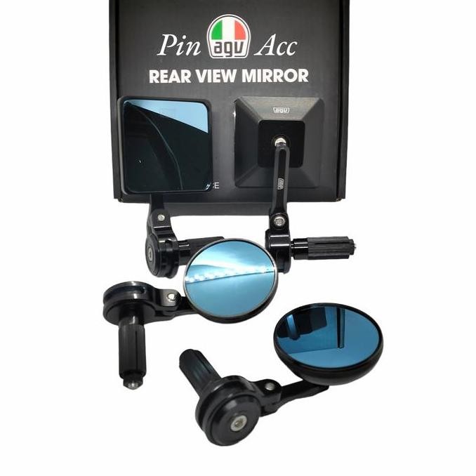 spion jalu bar end Puig Model Rizoma Bulat/Kotak Vespa PX XSR Scoopy