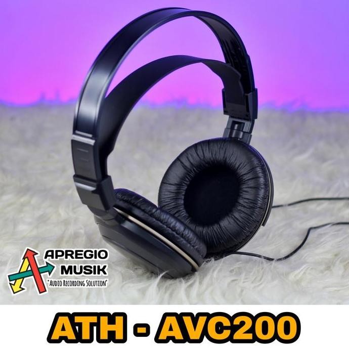 Audio Technica Ath Avc200 Avc 200 Avc-200 Headphone Monitoring New Stok
