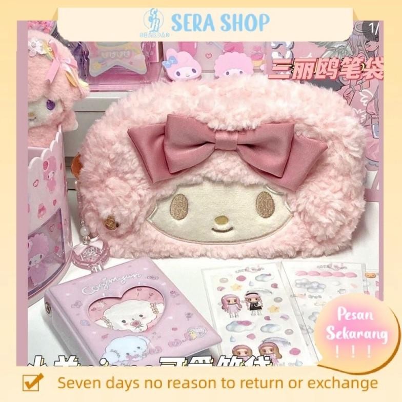 

Ed-76 Sera Jepang Cute Plush Pensil Untuk Anak Perempuan Versi Korea Sederhana Mewah Alat Tulis Kreatif Kapasitas Besar Kotak Alat Tulis Versi Korea