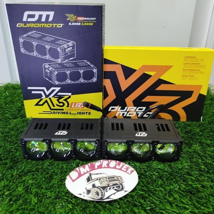 BEST DUROMOTO X3 / MINI PROJIE 3 MATA / LAMPU TEMBAK 3 MATA / LAMPU GRILL 150 WAT / LAMPU TEMBAK WAT