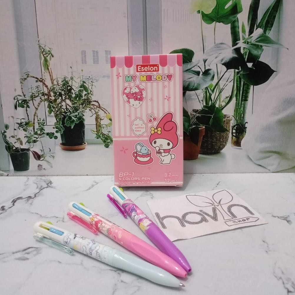 

''Terlaris" (1Pc) Pen 4 Warna Cetek/Bolpen Cetek 4Warna/Pen Fancy Karakter Murah