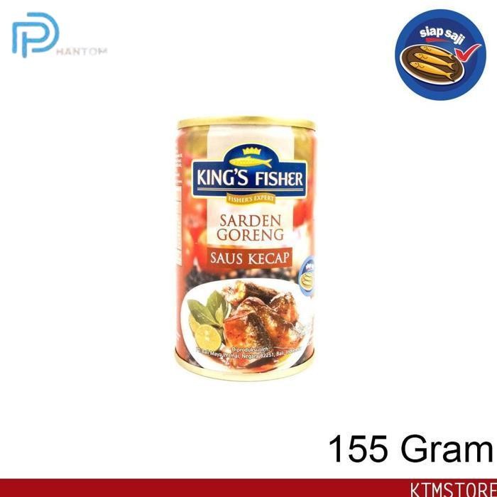 

BARU KTMSTORE KING'S FISHER SARDEN GORENG MINI RASA SAUS KECAP MAKANAN KALENG 155 G KINGS FISHER