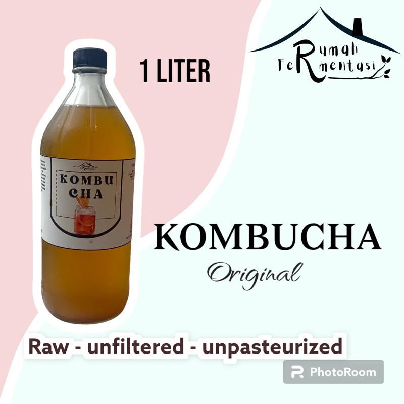 

NEW PRODUCT KOMBUCHA ORIGINAL 1000ML | BY RUMAH FERMENTASI NATURES TOUCH.