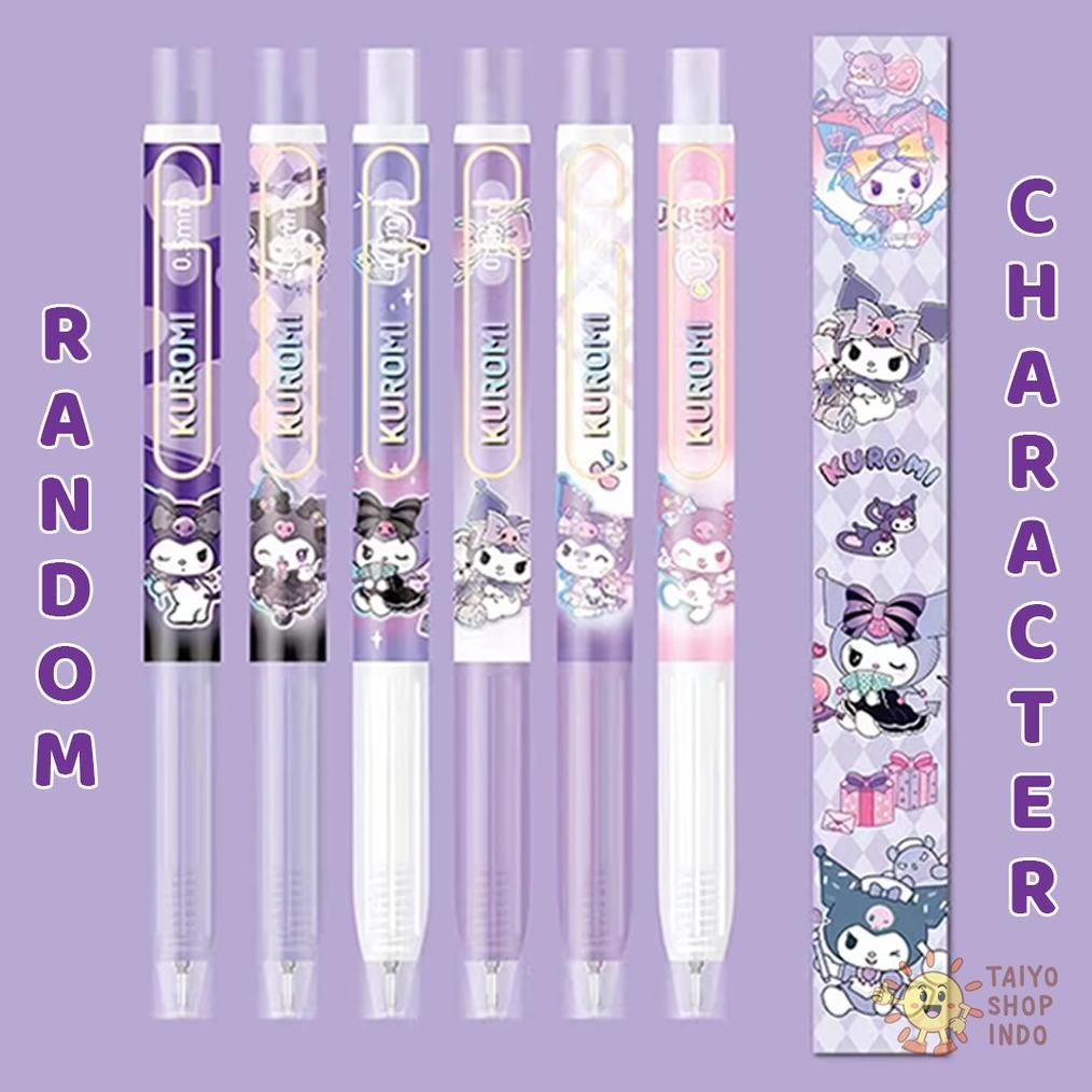 

[original] blind box gel pen sanrio kuromi karakter pulpen alat tulis anak perlengkapan sekolah menulis [terlaris] [terbaik]
