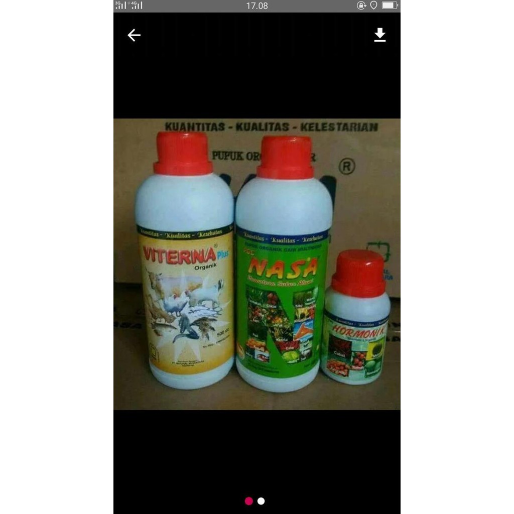 Terlaris Paket Vitamin Nasa Budidaya Ikan Nila