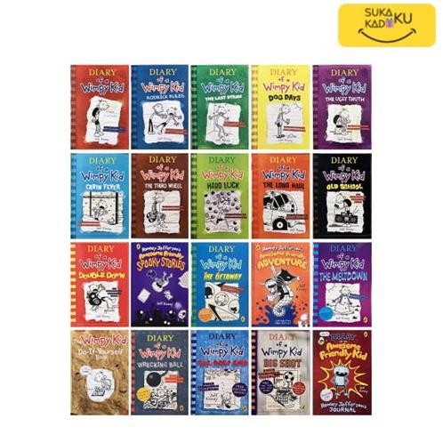 DLC - DIARY OF A WIMPY KID BOX SET BOOK BUKU CERITA ANAK IMPORT BERGAMBAR