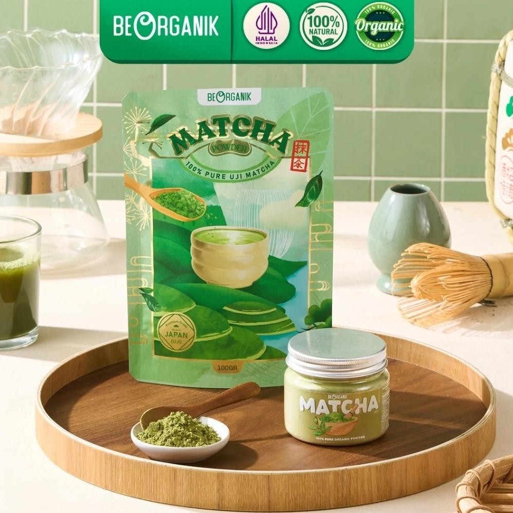 

Beorganik Pure Matcha (Gratis Ongkir) Bubuk Matcha Organik Murni Uji Matcha Jepang 60Gr / Green Tea Powder Diet / Bubuk Minuman Matcha Green Tea / Matcha Pure Premium Original Bpom