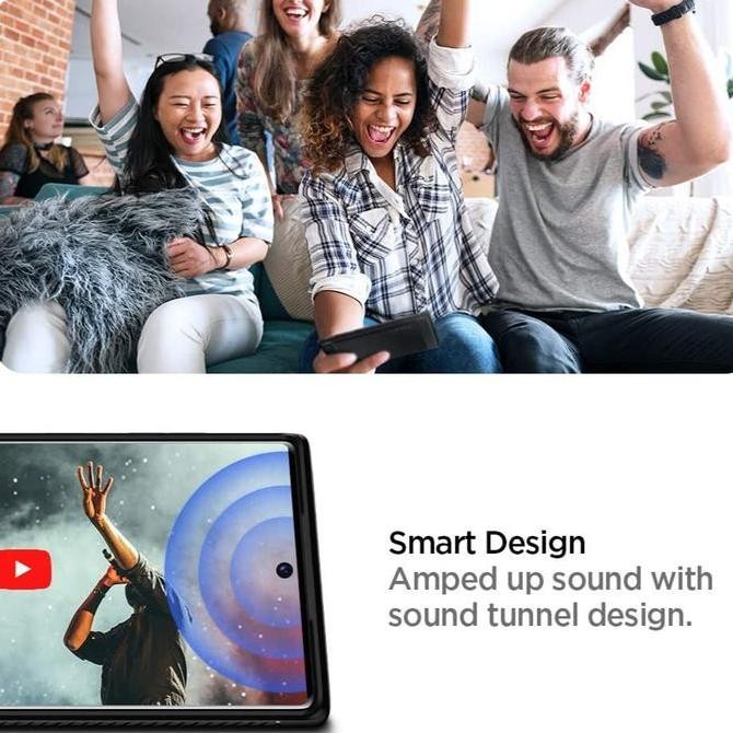 || BALERINA / Case Galaxy Note 10 / Lite / 10 Plus Spigen Rugged Armor Carbon Casing ||~~~