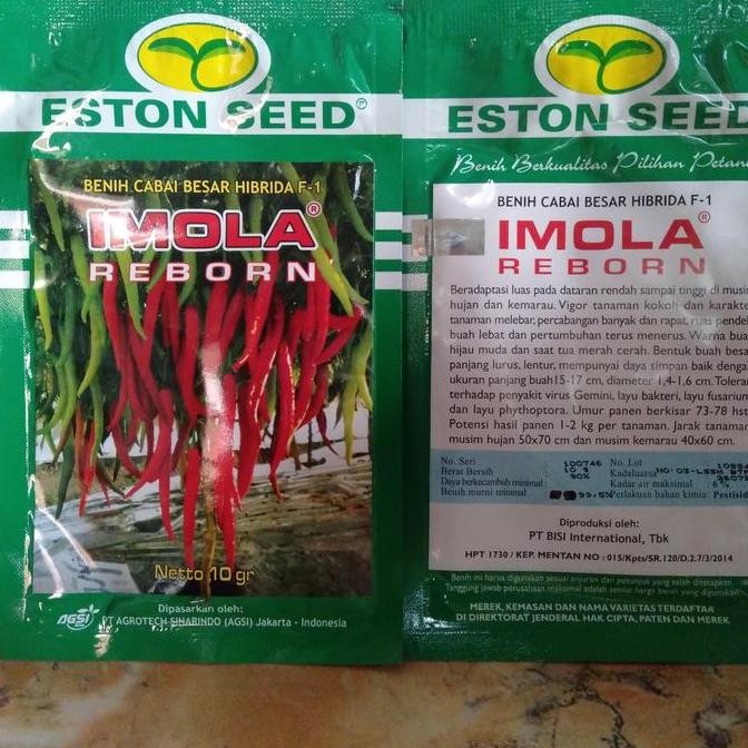 || BANANA / Benih cabai besar hibrida f1 IMOLA REBORN kemasan 10gram ||~~~