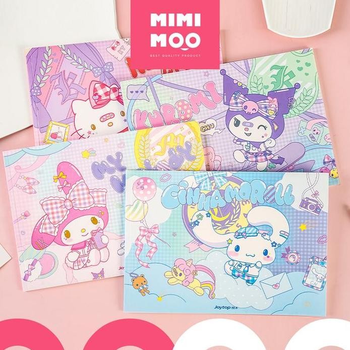 

DLC - MIMIMOO BUKU GAMBAR ANAK MEWARNAI A4 CINNAMOROLL KUROMI MY MELODY